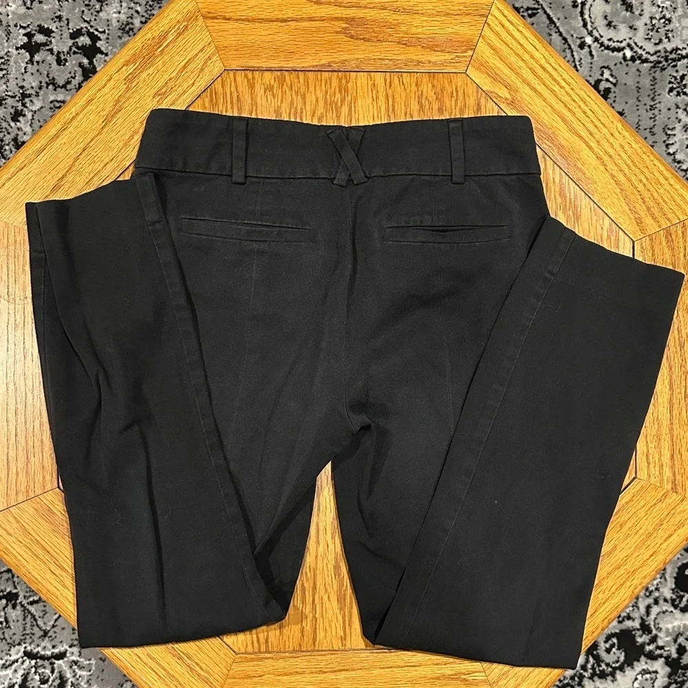 *ANTHROPOLOGIE* Black The Essential Slim Dress Pants Size 0
